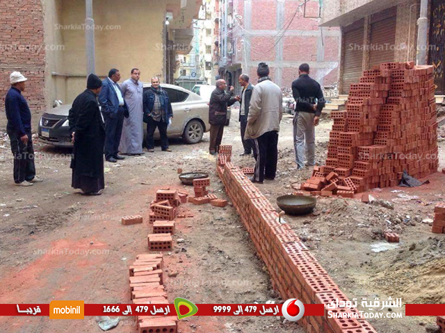 إزالة سور مخالف فى طريق الغشام أول ايام العام الجديد‏ 1