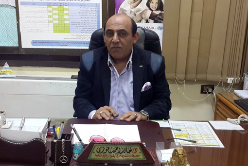 الدكتور خالد فوزى مدير الطب الوقائي والرعاية الاساسية