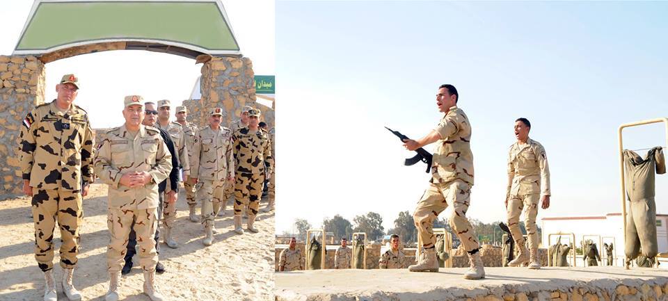 الفريق محمود حجازى يتفقد الإعداد والتدريب القتالي لعناصر القوات الخاصة (3)