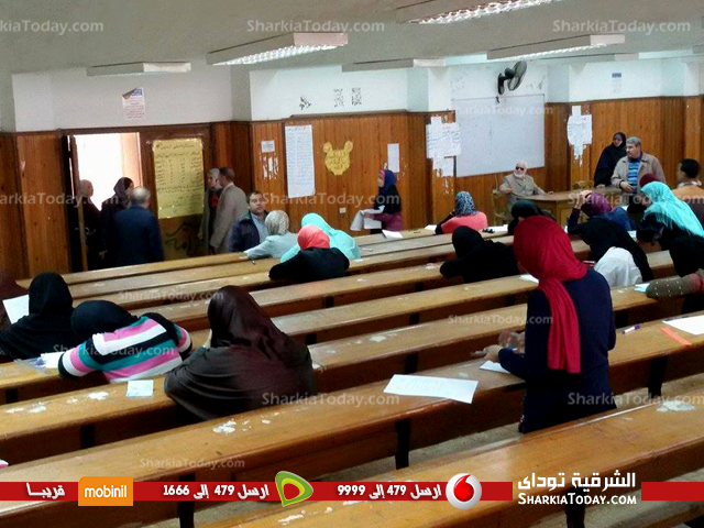 انتظام الامتحانات بكلية الدراسات الإسلامية بنات بأزهر الزقازيق 2 امتحانات الأزهر 2
