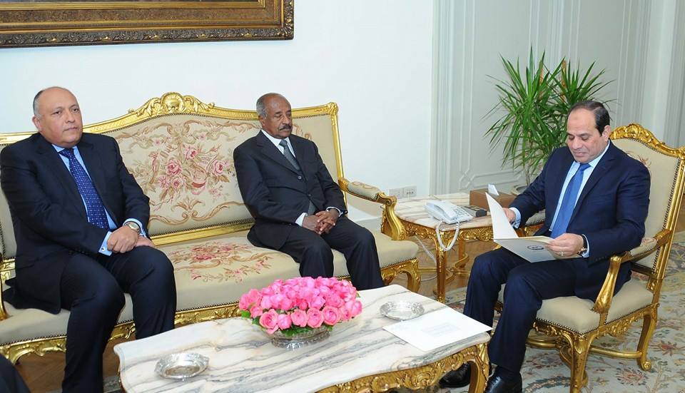 الرئيس يستقبل وزير خارجية اريتريا