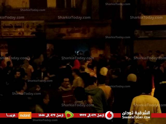 حريق هائل بمطعم أبو شنب بالزقازيق