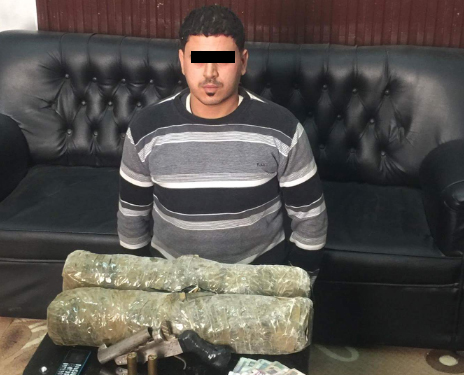 ضبط عاطل بحوزته 6 كيلو بانجو و سلاح ناري بالزقازيق‏