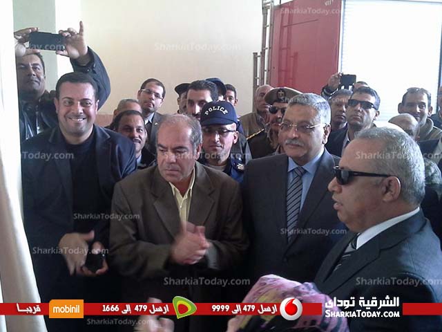 محافظ الشرقية ومدير الامن يفتتحان وحدة الحماية المدنية بالقنايات (5)
