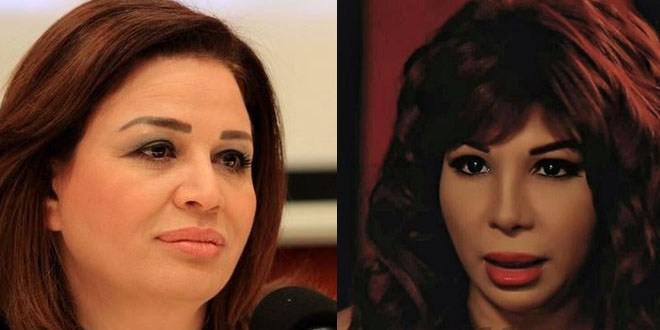 إلهام شاهين لغادة إبراهيم: لو نطقتي اسمي هسجنك 9 الهام شاهين وغادة ابراهيم