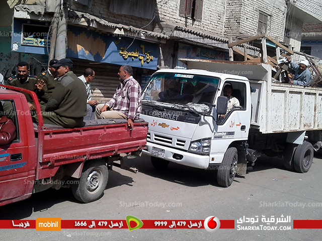 حملة مكبرة لازالة الاشغالات بحي ثان الزقازيق (2)