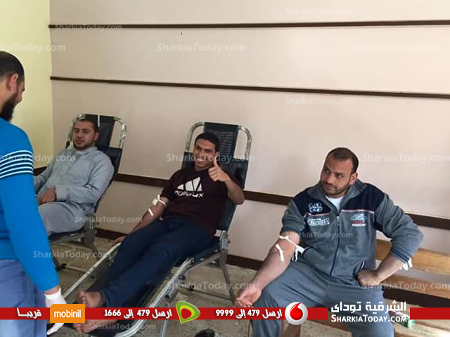 بالصور..حملة للتبرع بالدم تحقق أعلى نتائجها لأول مرة بمنيا القمح 2 حملة للتبرع بالدم تحقق أعلى نتائجها لأول مرة بمنيا القمح (3)