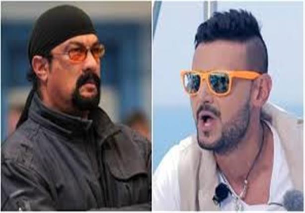 رامز جلال بين الحياة والموت بعد علقة من ستيفن سيجال