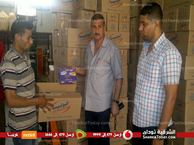 ضبط مصنع بسكويت بدون ترخيص ببلبيس 1 1