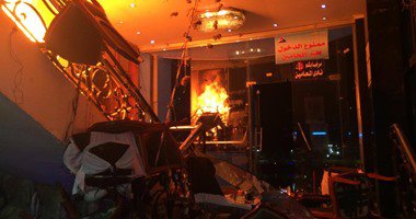 بلطجية يحرقون نقابة محامين طلخا بالمولوتوف 1 520163101413997520163104727407202