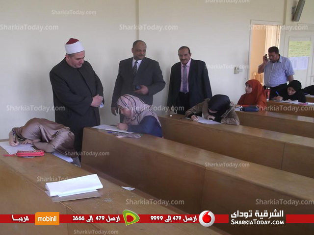 نائب رئيس جامعة الأزهر يتفقد امتحانات العاشر من رمضان 3 امتحانات