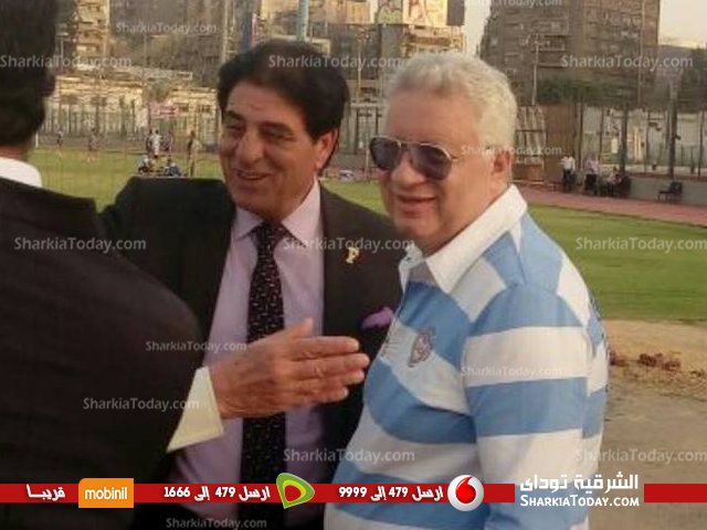 بالصور..نائب أبوحماد «أحمد فؤاد أباظة» يزور نادي الزمالك 4 زمن