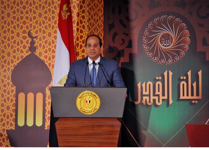 السيسي يشهد احتفالًا صباحيًّا بـ«ليلة القدر»