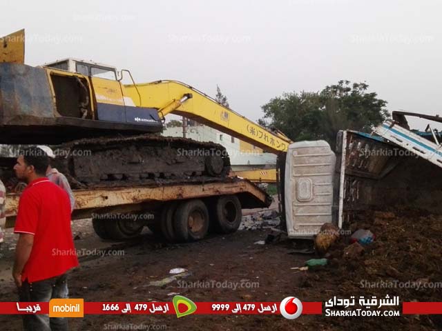 إصابة شخصين بحادث بطريق «الحسينية - صان الحجر» 3 التصادم3