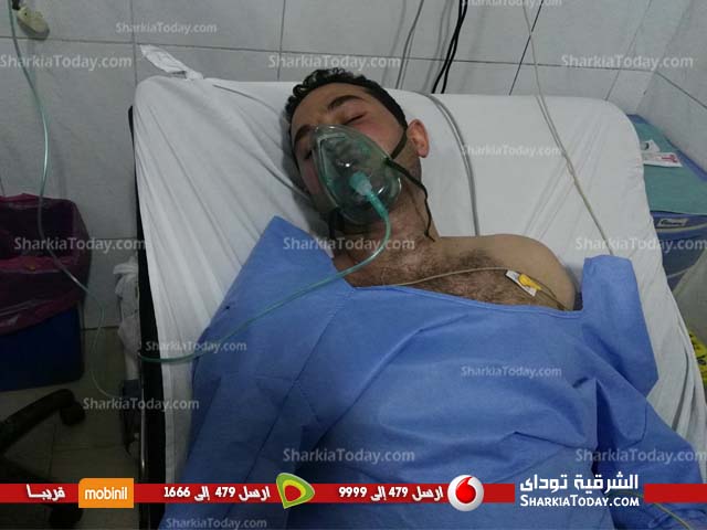طعن شاب اتهم مركز شباب فاقوس بالفساد 1 الصوره المصاب صح