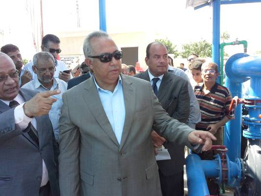 بالصور..محافظ الشرقية يعطى إشارة البدء لتشغيل محطة المياه المرشحة بالعلاقمة بههيا 3 العلاقمة 4