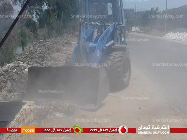 حملة لإزالة الإشغالات بقرية المؤانسة بكفر صقر 2 المؤانسة (2)