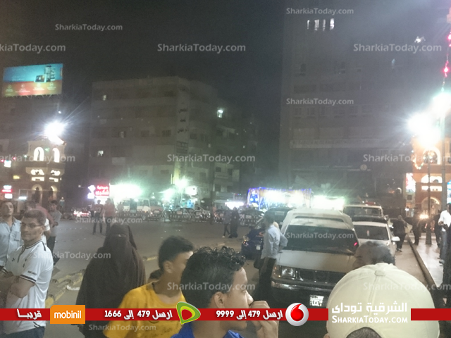 غلق كوبري المحافظة وتحويل الطريق جهة كوبري عرابي‏ بالزقازيق (1)