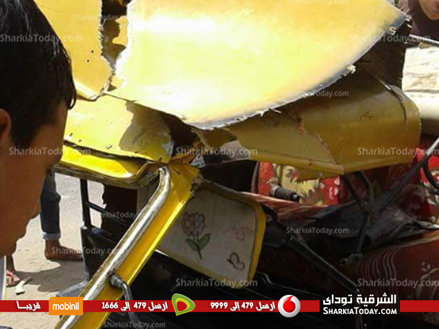 وفاة شاب في حادث توك توك بمركز أولاد صقر 2 قفغ