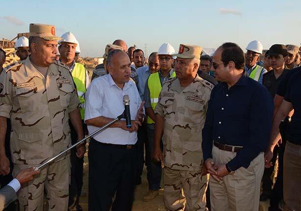 السيسي يتفقد مشروع الأسمرات في ساعة فجرية 3 السيسي يتفقد مشروع الأسمرات في ساعة فجرية