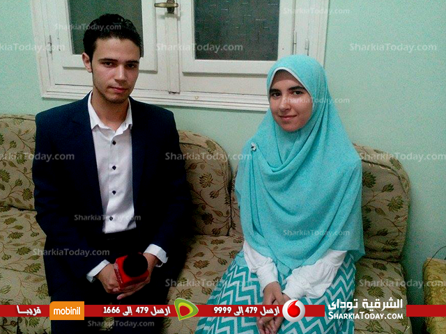 الرابعة مكرر بالثانوية الأزهرية من أبو حماد : المذاكرة ثلاث ساعات في اليوم تكفي 1 سارة2