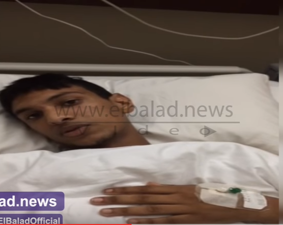 صدى البلد ضحية نجل شقيقة البرلمانية يروي شهادته بعد تحسن حالته