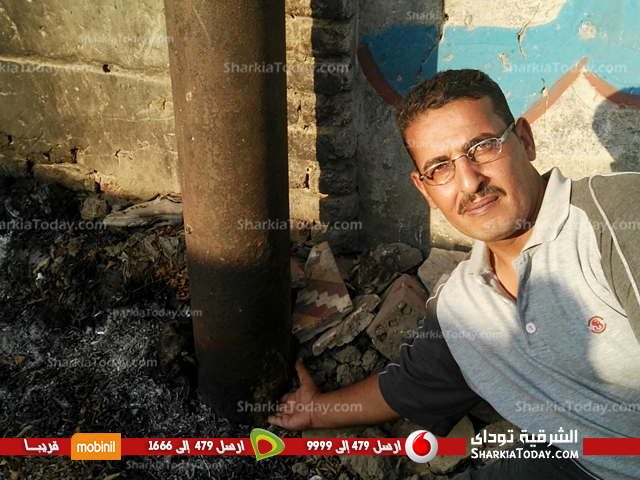 «كفر البلاسي» بفاقوس تختنق بسبب حرق القمامة 3 كفر البلاسي 2