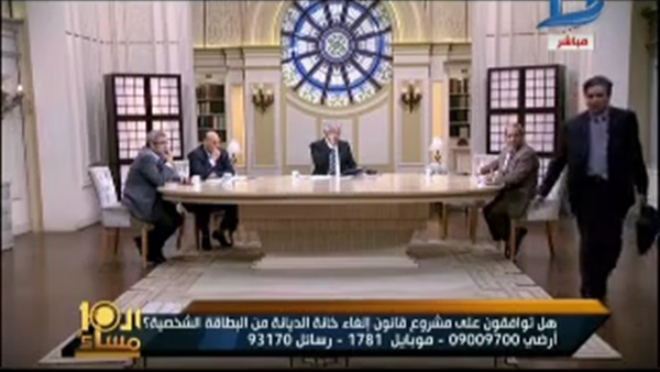 أستاذ أزهري ينسحب على الهواء بسبب «الإبراشي» 5 171