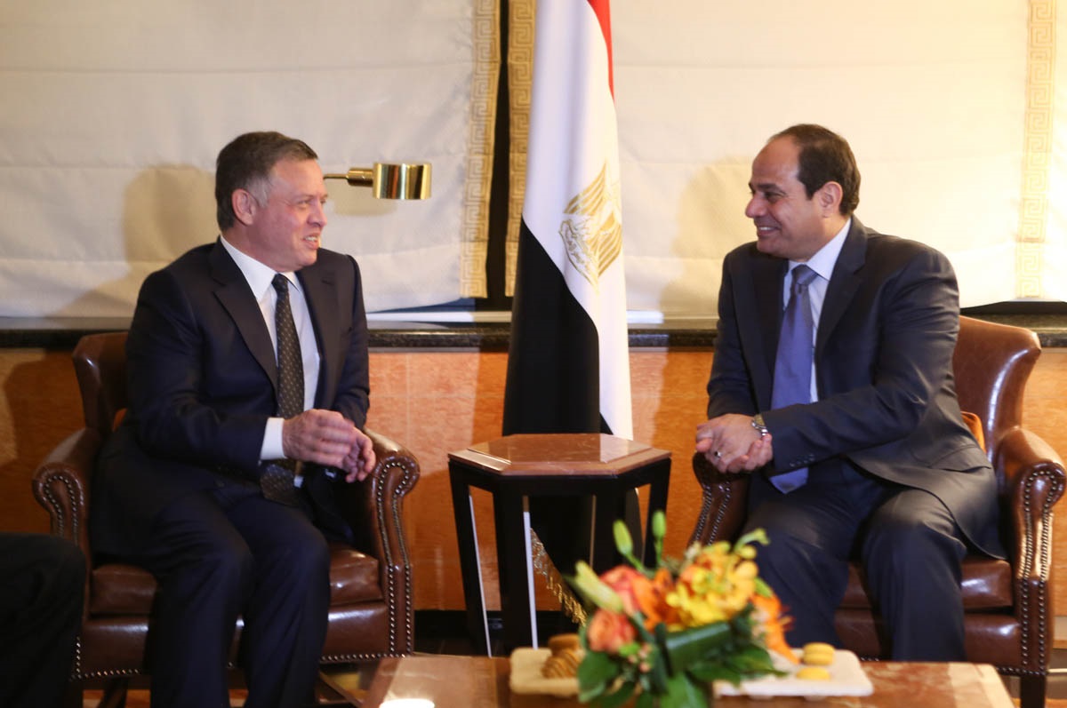 تفاصيل مباحثات السيسي وملك الأردن 3 السيسي والعاهل الأأردني