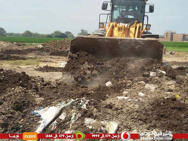 بلبيس تحصد المركز الأول فى إزالة التعديات الزراعية 2