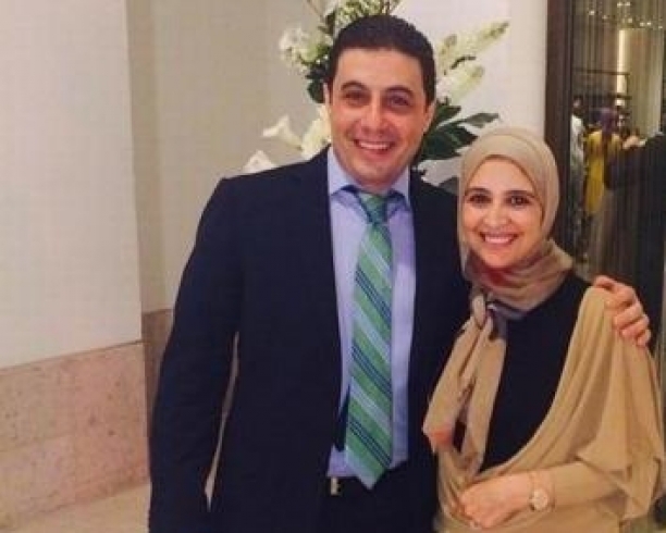 حنان ترك وزوجها رجل الأعمال محمود مالك