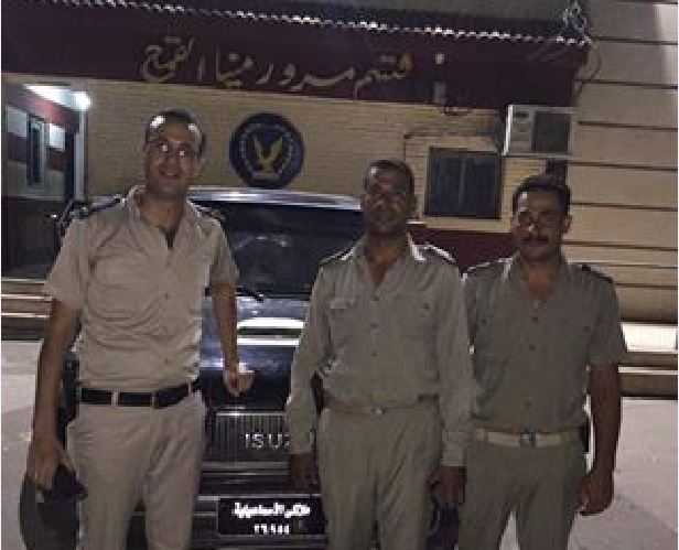 ضبط سيارة جيب مبلغ بسرقتها أثناء حملة مرورية بمنيا القمح