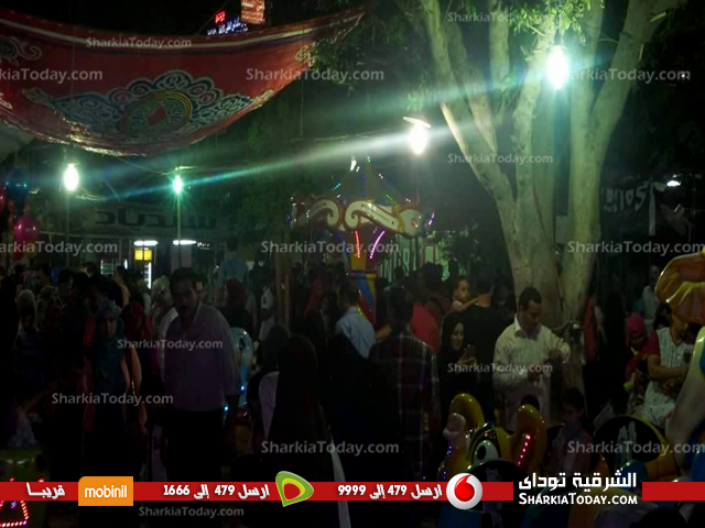 مظاهر احتفالات عيد الاضحى داخل حديقة الطفل بالزقازيق 1 1