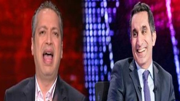 تامر أمين يهاجم باسم يوسف على الهواء 1 تامر أمين يهاجم باسم يوسف على الهواء