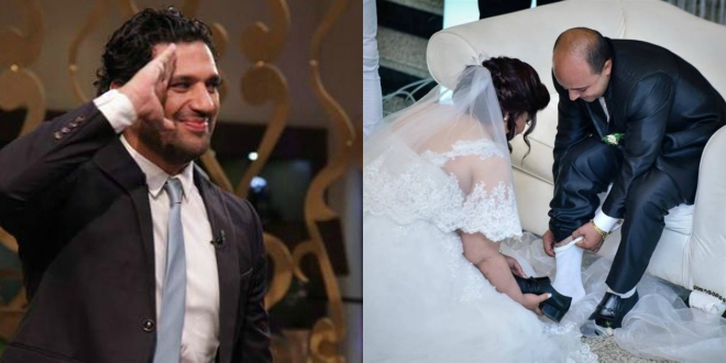 تعليق ساخر لـ حسن الرداد عن العروس التي غسلت قدميّ زوجها 1 mmm