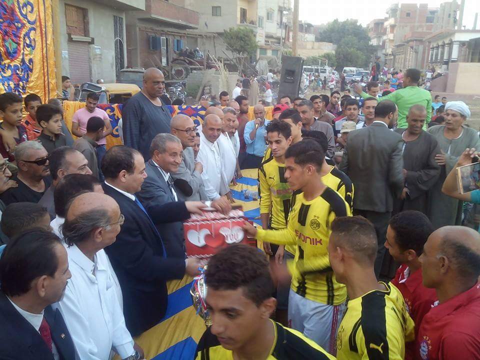 «الإبراهيمية» يفوز على «كفر النصيري» بحضور نواب أبو كبير