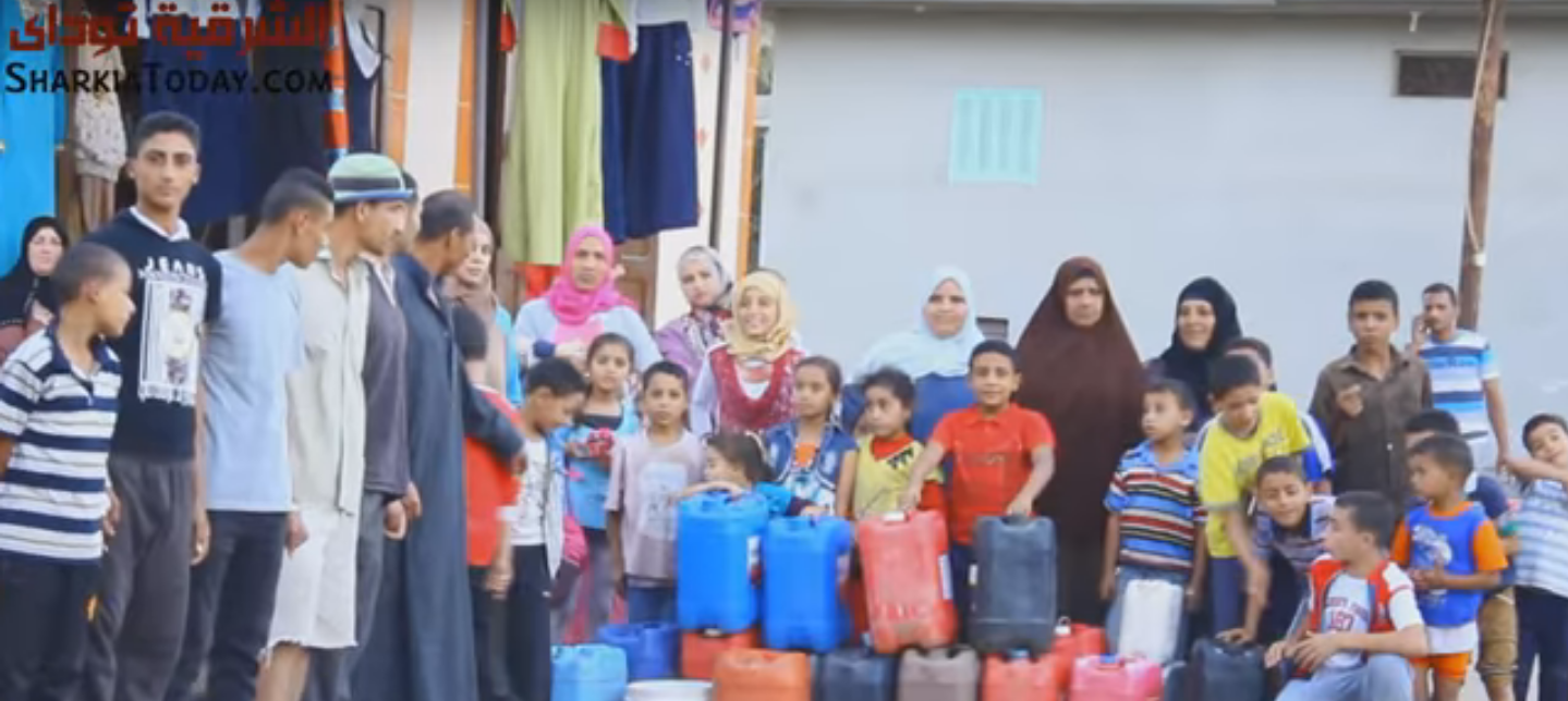 انقطاع المياه بفاقوس