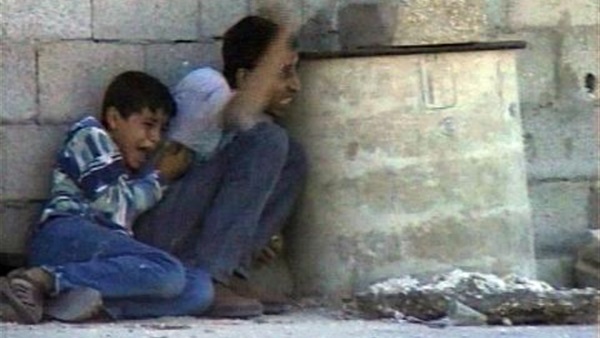 لحظة استشهاد الطفل الفلسطيني «محمد الدرة»