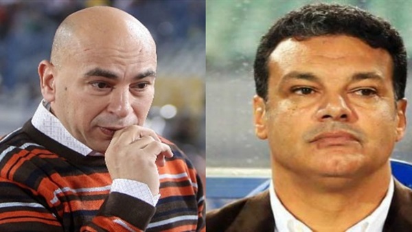 مشادة بين حسام حسن وإيهاب جلال في لقاء المصرى والمقاصة 3 841