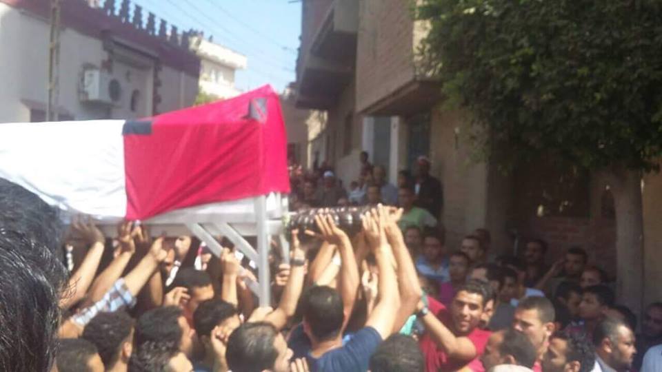 أهالي أبوحماد يشيعون جثمان المجند «عبدالحليم محمد» شهيد سيناء