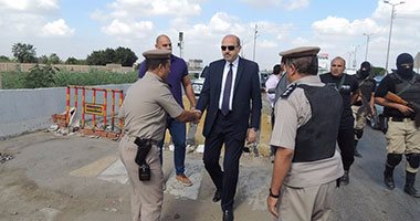 مدير الامن يتفقد وحدة مرور بلبيس