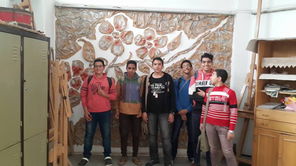 مدرسة«الألفي الثانوية بنين» تقوم بزيارة لقصر ثقافة منيا القمح 18 مدرسة الألفى2