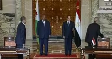 السيسي: مباحثاتى مع رئيس جيبوتى مثمرة.. وسنرتقى بالنشاط الاقتصادى 1 %D8%A7%D9%84%D8%B3%D9%8A%D8%B3%D9%8A %D9%85%D8%A8%D8%A7%D8%AD%D8%AB%D8%A7%D8%AA%D9%89 %D9%85%D8%B9 %D8%B1%D8%A6%D9%8A%D8%B3 %D8%AC%D9%8A%D8%A8%D9%88%D8%AA%D9%89 %D9%85%D8%AB%D9%85%D8%B1%D8%A9.. %D9%88%D8%B3%D9%86%D8%B1%D8%AA%D9%82%D9%89 %D8%A8%D8%A7%D9%84%D9%86%D8%B4%D8%A7%D8%B7 %D8%A7%D9%84%D8%A7%D9%82%D8%AA%D8%B5%D8%A7%D8%AF%D9%89