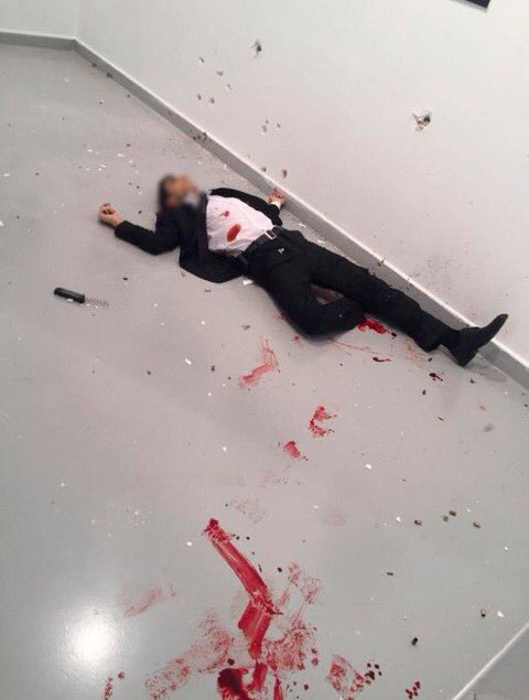 أول صورة لمنفذ الهجوم على السفير الروسى بعد تصفيته
