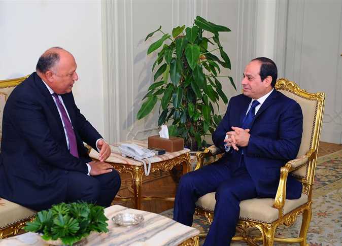 السيسي يلتقي شكري لبحث نتائج زيارته للولايات المتحدة 11 السيسي يلتقي شكري لبحث نتائج زيارته للولايات المتحدة