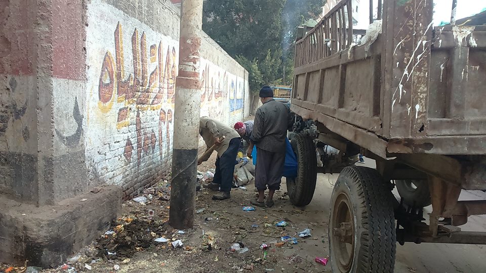 بالصور.. حملة نظافة مكبرة بفاقوس 4 الشجر 3