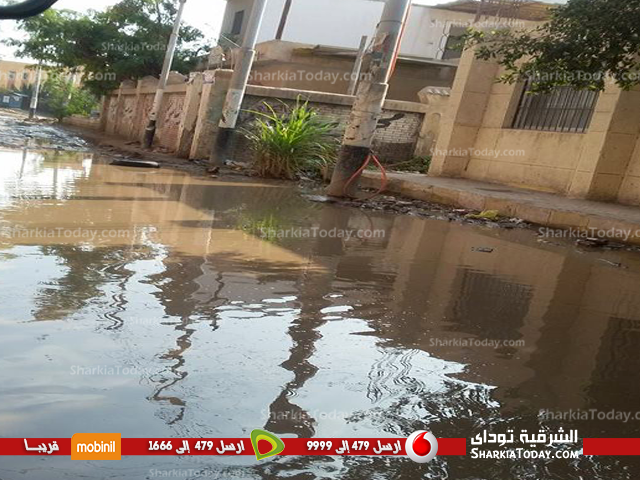 انفجار ماسورة صرف صحي أمام شبكة كهرباء «الصوة» بأبوحماد 1 انفجار ماسورة صرف صحي أمام شبكة كهرباء «الصوة» بأبوحماد