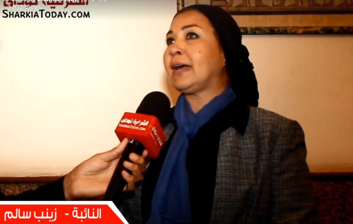 النائبة زينب سالم : 101 حادثة شهدها طريق فاقوس خلال 3 شهور 23 زينب