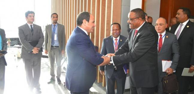 السيسي يلتقي رئيس وزراء إثيوبيا 1 %D8%A5%D8%AB%D9%8A%D9%88%D8%A8%D9%8A%D8%A7