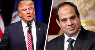 السيسي يهنئ ترامب بتولى مهامه رئيسا للولايات المتحدة الأمريكية